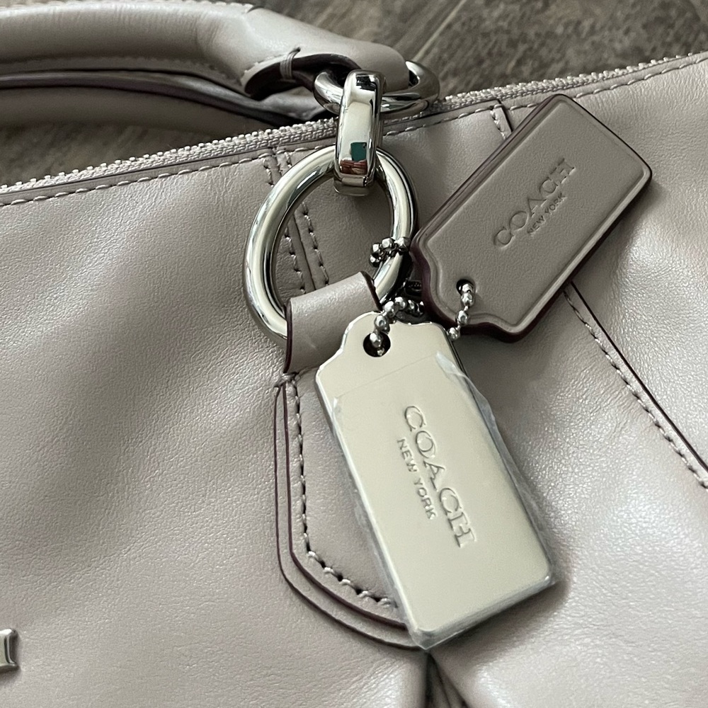 🌸SOLD🌸 🆕 Elegant COACH Collette Smooth Leather Satchel - Picture 8 of 15